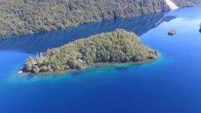 Cabaña, Isla privada Las Bandurrias Lago las Rocas